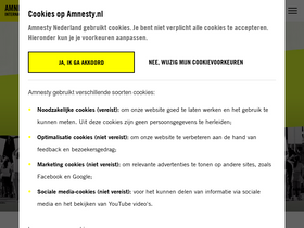 'amnesty.nl' screenshot