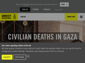 'amnesty.org' screenshot