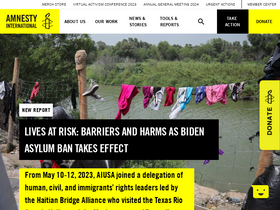'amnestyusa.org' screenshot