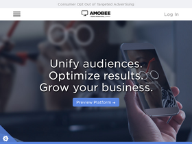 'amobee.com' screenshot