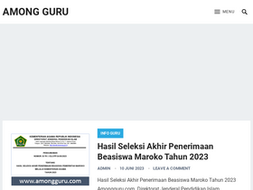 'amongguru.com' screenshot