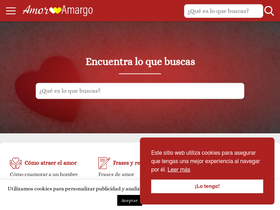 'amoramargo.com' screenshot