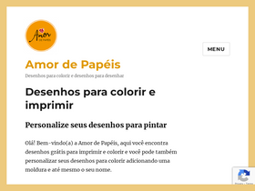 'amordepapeis.com.br' screenshot
