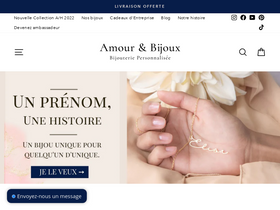 'amouretbijoux.com' screenshot
