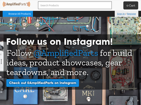 'amplifiedparts.com' screenshot