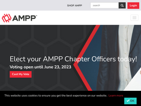 'ampp.org' screenshot