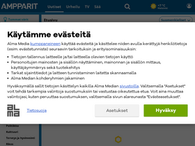 'ampparit.com' screenshot