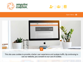 'amputee-coalition.org' screenshot