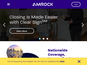 'amrock.com' screenshot