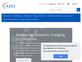 'ams.org' screenshot