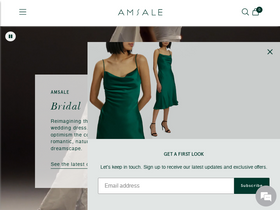 'amsale.com' screenshot