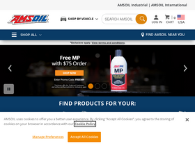 'amsoil.com' screenshot