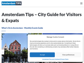 'amsterdamtips.com' screenshot