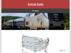 'amtrakguide.com' screenshot