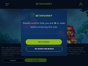 'amusnet.com' screenshot
