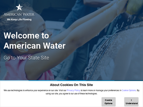 'amwater.com' screenshot