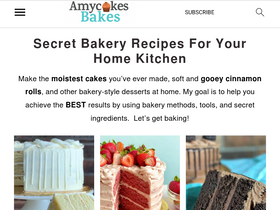 'amycakesbakes.com' screenshot