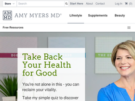'amymyersmd.com' screenshot