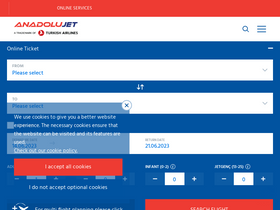 'anadolujet.com' screenshot