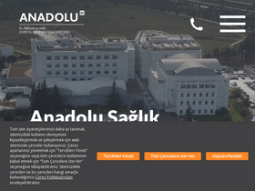 'anadolusaglik.org' screenshot