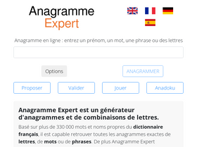 'anagramme-expert.com' screenshot