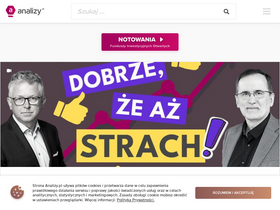'analizy.pl' screenshot