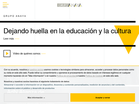'anaya.es' screenshot