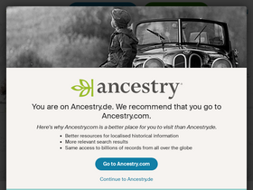 'ancestry.de' screenshot