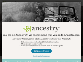 'ancestry.fr' screenshot