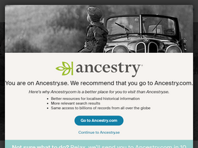 'ancestry.se' screenshot