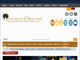 'ancient-origins.net' screenshot
