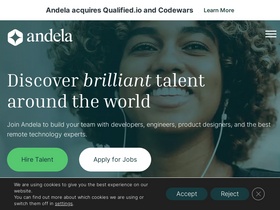 'andela.com' screenshot