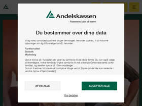 'andelskassen.dk' screenshot