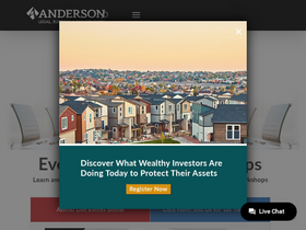 'andersonadvisors.com' screenshot