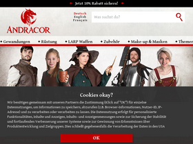 'andracor.com' screenshot