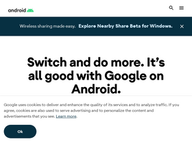 'android.com' screenshot