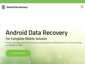 'androiddata-recovery.com' screenshot