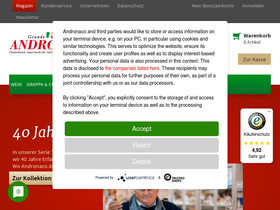 'andronaco-shop.de' screenshot