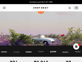 'andyokay.com' screenshot