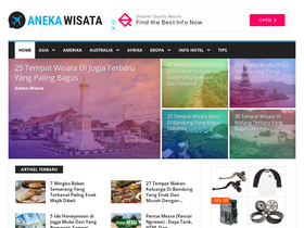 'anekawisata.com' screenshot