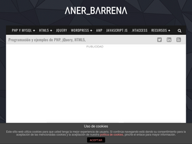 'anerbarrena.com' screenshot