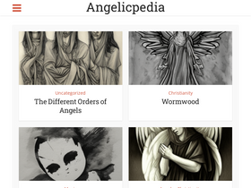 'angelicpedia.com' screenshot