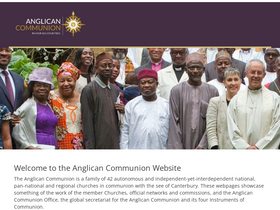 'anglicancommunion.org' screenshot