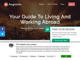 'angloinfo.com' screenshot