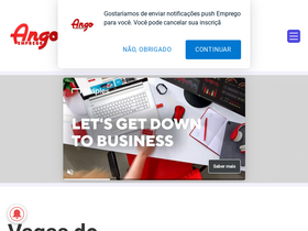 'angoemprego.com' screenshot