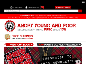 'angryyoungandpoor.com' screenshot