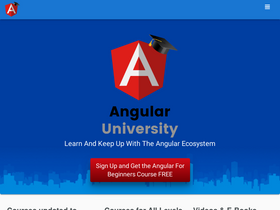 'angular-university.io' screenshot