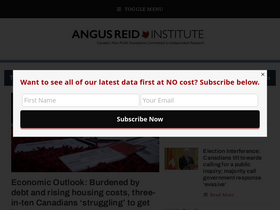 'angusreid.org' screenshot