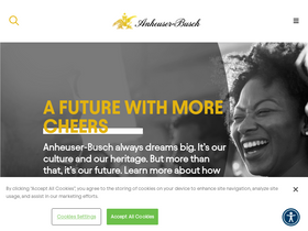 'anheuser-busch.com' screenshot