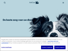 'anicura.nl' screenshot